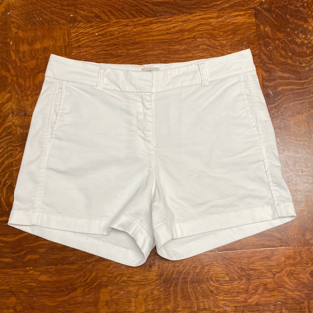 J Crew white chinos- size 6 great condition